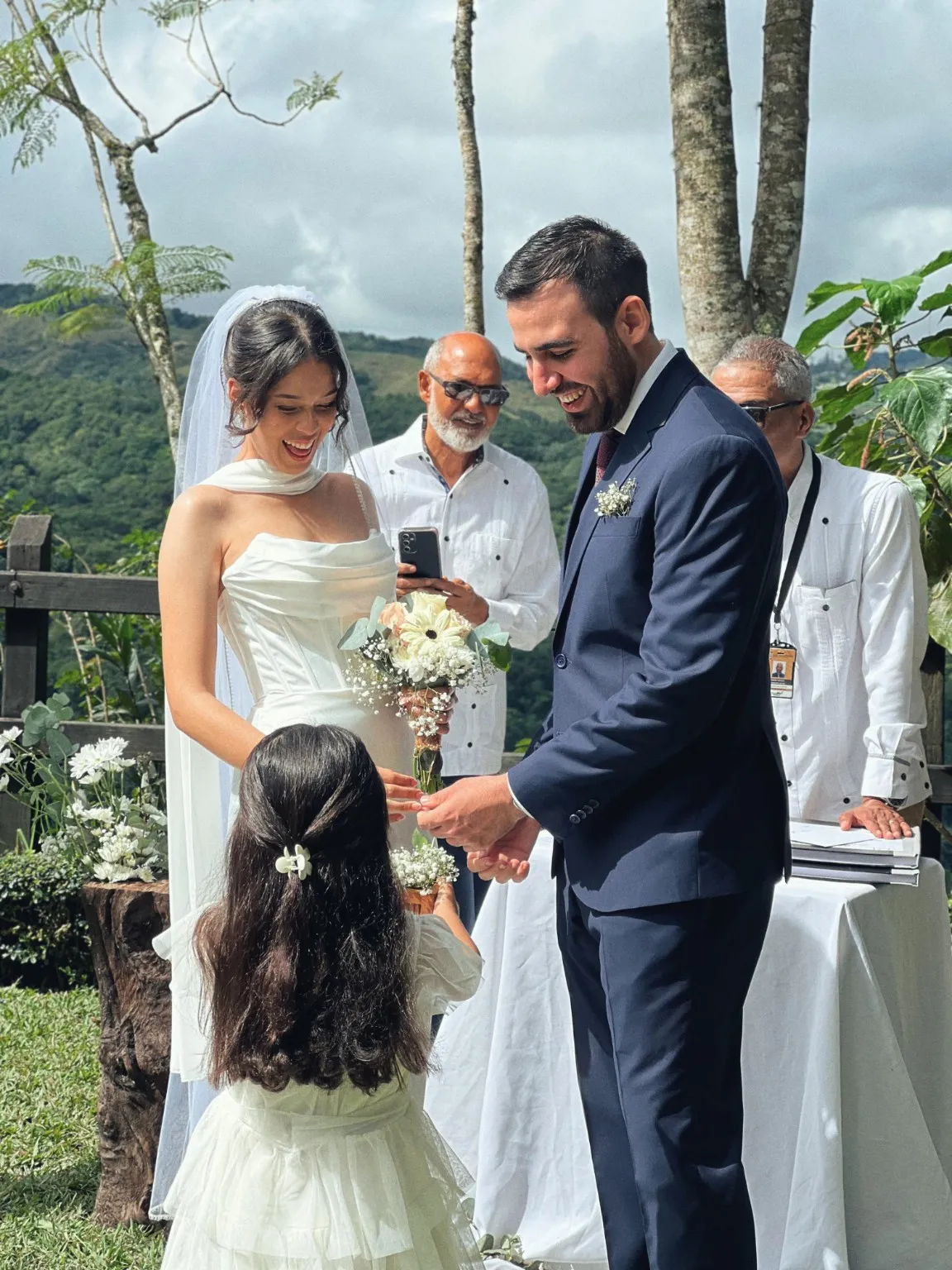 Boda en Rincones del Mogote · La ceremonia al aire libre