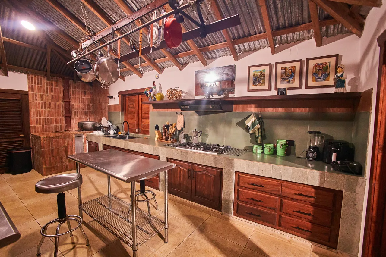 La cocina, fotografía de La Suiza del Mogote